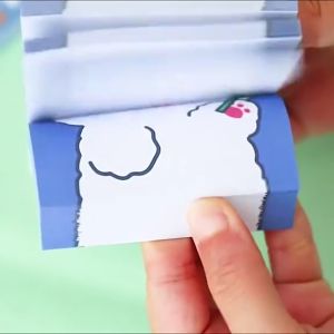 Sticky Notes Cute Bear 可爱小熊便利贴 Notis Lekat Beruang Comel Kartun Pelajar Buku Nota Memo Label Sticker Stationery Student