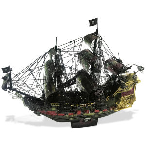 Piececool Model Building Kits The Queen Annes Revenge 3D Metal Puzzle DIY Toys Jigsaw Home Decoration Gifts for Teens