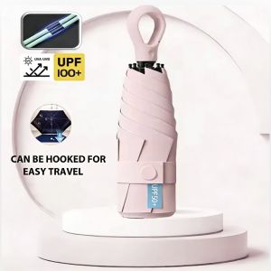 HavenHaven Ultra-Light Mini Umbrella with hook UV Protection New Folding Umbrella sunny and rain#YS#YS02