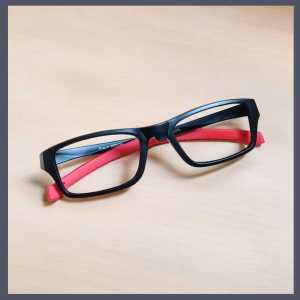 Kacamata Plus Spoty Auto Focus Full Rim Warna Hitam/Merah