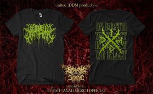 kaos pria dan wanita indonesian death metal tormented katun tanpa jahitan samping