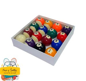 Bola Billiard Ball Set 2 1/4 9 Feet Besar