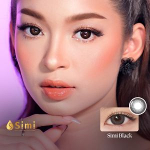 Softlens SIMI BLACK Dia. 14.20mm By Freshkon - Minus -0.50 sd -6.00