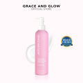 Grace and Glow Bright & Glow Body Serum and Body Lotion | Body Serum | 300 ml - Serum Lotion Badan untuk Mencerahkan dan Melembabkan Kulit with Niacinamide + Galactomyces【BPOM】. 