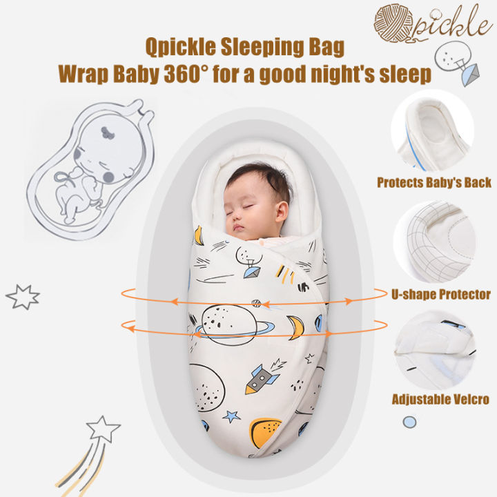 Baby swaddle double layers cotton wrap up Infant swaddle blanket