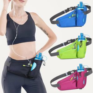 BLACKON Adjustable Strap Sports Fanny Pack Reflective Design Solid Color Cell Phone Pouch Multifunctional No Water Bottle Mobile Phone Storage Bag Outdoor Sports
