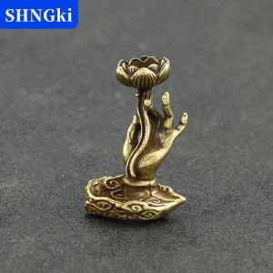 [COD] 🔥🔥🔥SHNGki Đồng tinh khiết backflow hương Phật Tay sen Brass hương khung hương trầm Zen trà buổi lễ bàn trà Bàn đồ nội thất