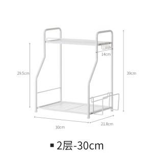 *SG Stock* 2/3 Tiers Countertop Organizer Rack Bathroom Rack Seasonings Organizer Rack Bathroom Countertop Organizer Rack Desktop Organizer Rack Book Rack Flower Rack Organizer Shelf Displays Rack Office Table Organizer Rack 240