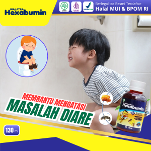 Hexabumin 100% Original Obat Diare Anak Sembelit Sering BAB Susah Buang Air Besar Pada Anak Mencret