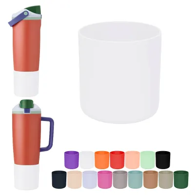 【Veyra】 Silicone Higher Boot Compatible with Owala 30oz & 40oz FreeSip Sway Bottles & Tumblers Large Protection Anti-slip Bottom Cover Sleeve
