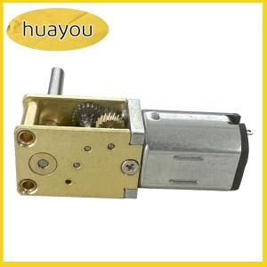huayou มอเตอร์เกียร์ขนาดเล็กตัวหนอนไมโครมอเตอร์เกียร์แบบแปรงไฟฟ้ากระแสตรง1218GE-N20 DC 12V (ถึง6V 3V)