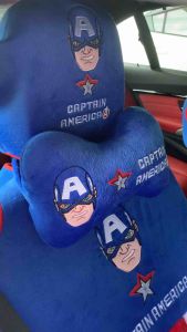 ชุดหุ้มเบาะรถยนต์ กัปตันน้ำเงิน set 11ชิ้น พร้อมส่ง ใส่ได้ทั้ง รถกระบะ และ รถเก๋ง (ทุกรุ่น) สินค้าคุณภาพราคาประหยัด สวยทุกแบบจ้า