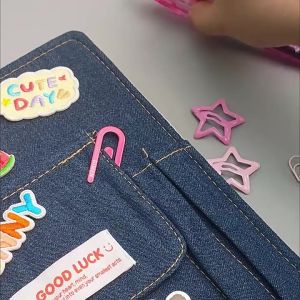 [HY] Jeans Cover Diary Book Notebook Thick Cover Student Office Stationery Christmas 布面y2k牛仔手账本记事本 Buku Nota Jeans