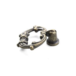 DIXRY Retro Style Zinc Alloy Pendant Handle Chinese Antique Delicate Furniture Hardware Durable Multi-purpose Continental Cabinet Door Handle Closet