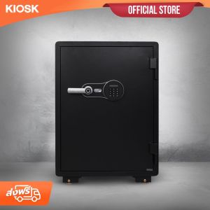 [จัดส่งพร้อมติดตั้งฟรี] KIOSK ตู้เซฟกันไฟ150 กก. ระบบแสกนลายนิ้วมือ และรหัสดิจิตอล