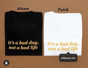 ELLIPSES.INC Tumblr Tee / T-Shirt / Kaos Wanita Lengan Panjang BAD LIFE