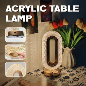 LED Table Lamp Night Light USB Rechargeable Bedroom Study Lamp Decoration Desk Lamp Table Lamp 3 Colors Touch Dimming Night Light Bedside Desktop Lamp