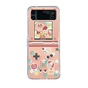 【bracelet】KISSCASE for Samsung Galaxy Z Flip 4 Samsung Z Flip 3 Cute Cartoon Game Console Pattern Couple Phone Case