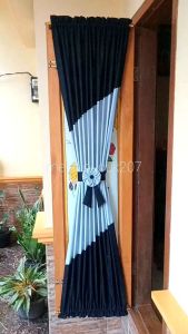 Gordeng Ikat Kupu Kupu Kombinasi model miring