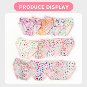 【พร้อมส่งจากกรุงเทพ】🚀[โปรโมชั่น] กางเกงในเด็กหญิง 3 ตัว ลายดอกไม้สวย สุ่มสี นุ่มสบาย 2-12 ขวบ