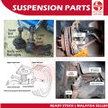 S2U Car Steering Rack Front Upper Lower Arm Ball Joint Mitsubishi Triton 2.5 Pajero V73 Suspension Control Arms Knuckle. 