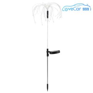 Outdoor Solar Fairy Lights 2Pcs Waterproof Fireworks Design Garden Lighting for Lawn Pathway Decoration