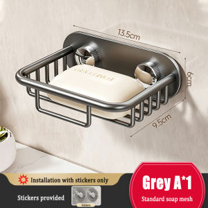 YissTiee Bathroom Soap Box Toilet Soap Storage No Drilling Required Installation