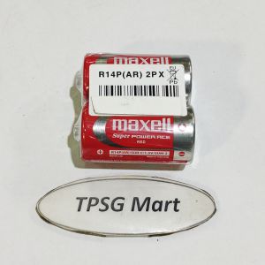 Pin C Maxell Super Power R14 SIZE C /1.5V - SUM-2 (R14UT/2S) / Giá bán: 1 Cặp (2 Viên)