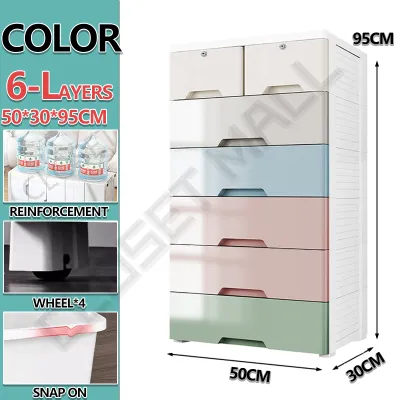 Goody 50CM Cabinet Drawer Plastic Wardrobe Storage For Clothes Organizer Bedside table storage drawer cabinet durable easy to store reinforced and thickened large space