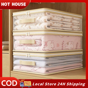 10pcs PVC Moistureproof Clothes Storage Box Organizer Packing Cube For Home Travel Bed Sheet 4-PC Set Storage Bag Pillow Storage Bag Quilt Storage Bag Organizer Wardrobe Organizer for Blanket Clothes Underwear