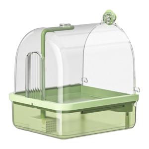 Parrots Bathing Tub Auto Pumping Bird Fountain Adjustable Flowing for Bird Pet Circulating Fountain