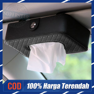 【Large】Tempat Tisu Mobil / Kotak Tissue Kulit Mobil Gantung Car Visor Box Universal