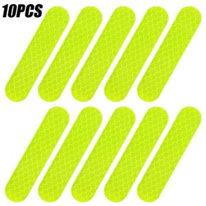 30/50Pcs Motorcycle Helmet Universal Safety Warning Reflective Stickers for Car Reflect All Light Sources Stickers Safety Decals