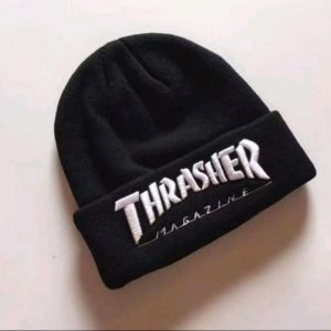 Kupluk Pria Dewasa Keren 2025 Beanie Hat Cap Thrasher Magazine Rajut Woll Trendy Kupluk Terlaris