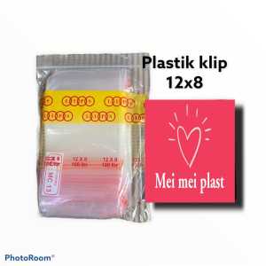 PLASTIK KLIP/KLIP OBAT/KLIP KACANG UKURAN 12X8 CM ISI 100 PCS