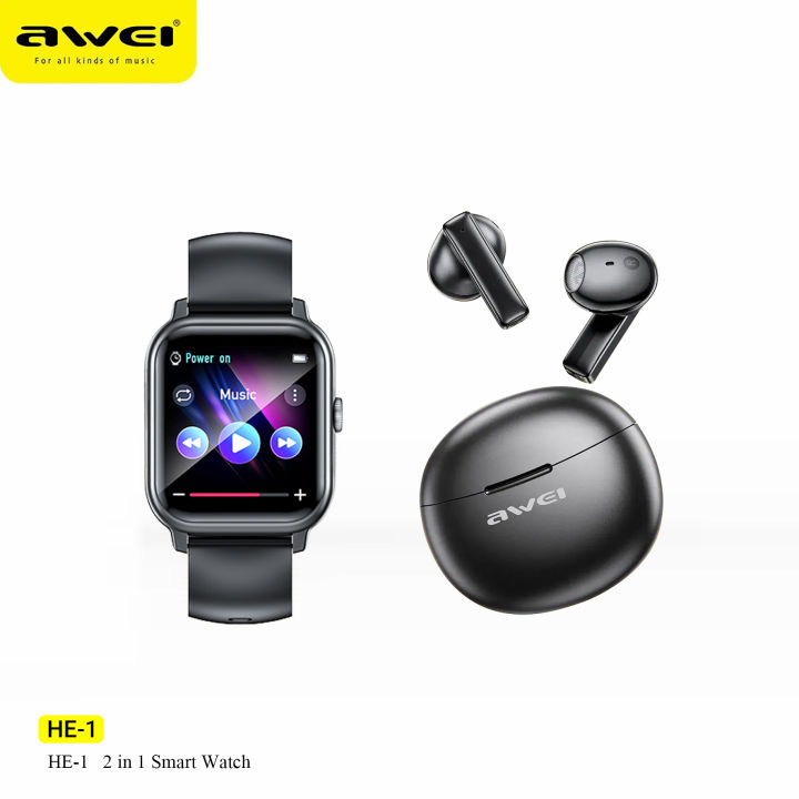 Awei HE-1 2&1 Music Watch Lazada PH