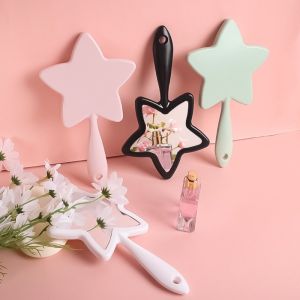 GAOSU Một Gương ngôi sao năm cánh Hình ngôi sao năm cánh Độ nét cao Gương trang điểm làm đẹp Sáng Tạo Có lỗ treo Gương cầm tay Dụng cụ trang điểm