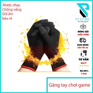 Găng tay chơi game ôm trọn bàn tay chống thấm mồ hôi vân tay cảm ứng cả 5 ngón giữ ấm tay chống nắng khi chạy xe