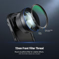 NEEWER LS-59 85mm HD Telephoto Phone Lens, for 17mm Thread Lens Mount, for iPhone 16 15 Pro Max Samsung S25 S24 S23 Ultra. 