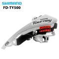 SHIMANO Tourney FD-TY500 FD-TX50 6 7 8 speed Mountain Bike Clamp-On Front Derailleur 34.9mm. 