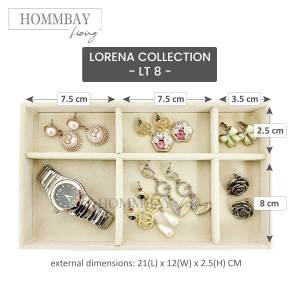 HOMMBAY Living Jewellery Jewelry Trinket Earring Ring Accessories Accessory Organizer Organiser Storage Box Tray Lorena Tray Christmas Gift LT 3
