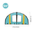 TwirlTide Portable Windsurfing Inflatable Wing 5? Handheld Wing Foil Kite Surfing Inflatable Wing with Window Blue. 