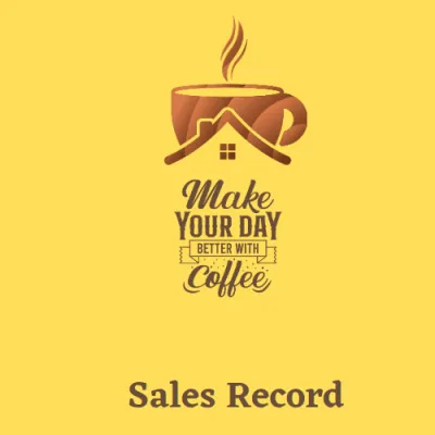 Sales Monitoring Tracker Log Record Notebook A4 & A5 size size 60sheets (120pages total)