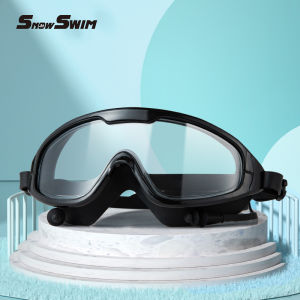 Manila Swimming Goggles for Adults Still Goggles With earplugs Anti Fog and Waterproof