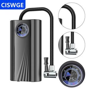 [COD] CISWGE AUTOPARTS 12V xe lốp Inflator độ chính xác cao Mini Lốp bơm nhanh bơm bơm hơi điện tử cho xe máy xe đạp