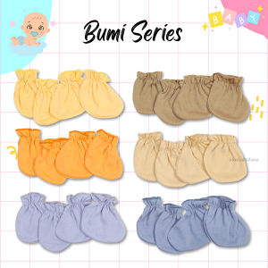 (SNI) Sarung Tangan Kaki Boboko Sartaki Bayi 1 Set Baru Lahir 0-3 Bulan / Paket New Born Baby Laki Laki Perempuan  Katun Alinkidos