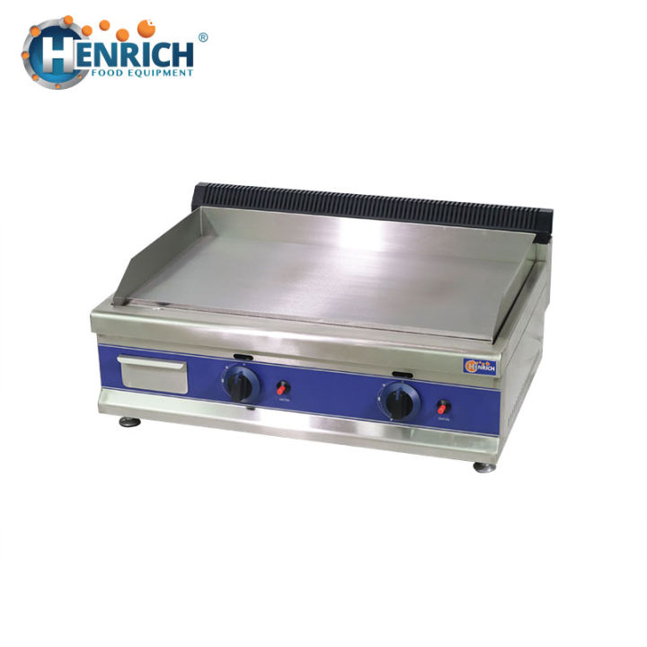 HENRICH Pure Stainless Steel Tabletop Cooking Range Burger Grill