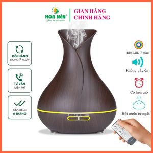 Máy khuếch tán tinh dầu Tuylip 500ml - Thiết kế sang trọng bảo hành 6 tháng tặng kèm tinh dầu nguyên chất