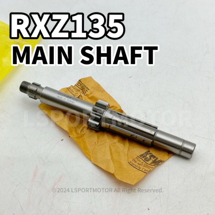 YAMAHA RXZ135 MAIN SHAFT-12T (TW) 55K-17411-00 GEARBOX GEAR BOX
