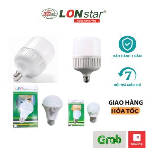 Bóng Đèn Led Bulb Trụ TrònBóng Led Trụ Nhựa Đui E27 Công Suất 5W7W12W30W40W50W Tiết Kiệm ĐiệnSiêu Kín Chống Nước
